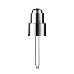 24/410 Dropper Assembly, Gloss Silver Button & Collar